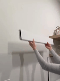 WallDry™ | Tendero Plegable de Pared para Ropa - Blanco