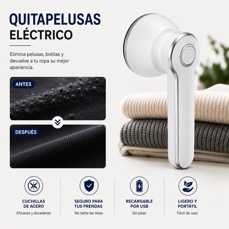 PureLint® | Removedor de Pelusas Eléctrico