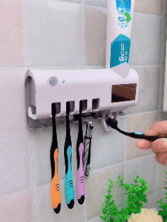 FreshPro™ | Esterilizador UV y Organizador Inteligente de Cepillos