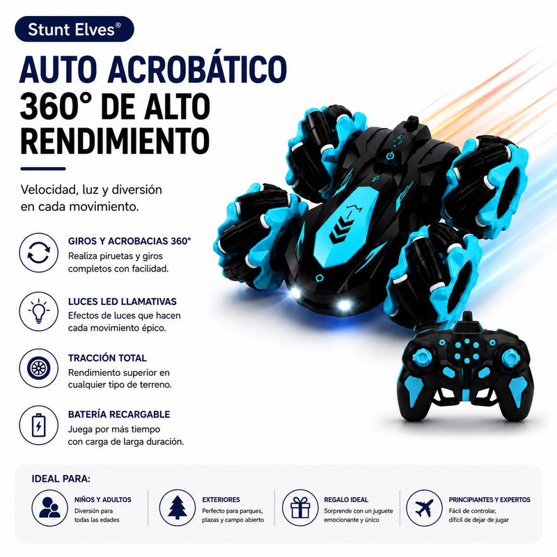 StuntDrive™ | Auto Acrobático RC 360°