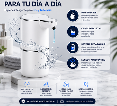 PureTouch® – Dispensador Automático de Jabón Sin Contacto