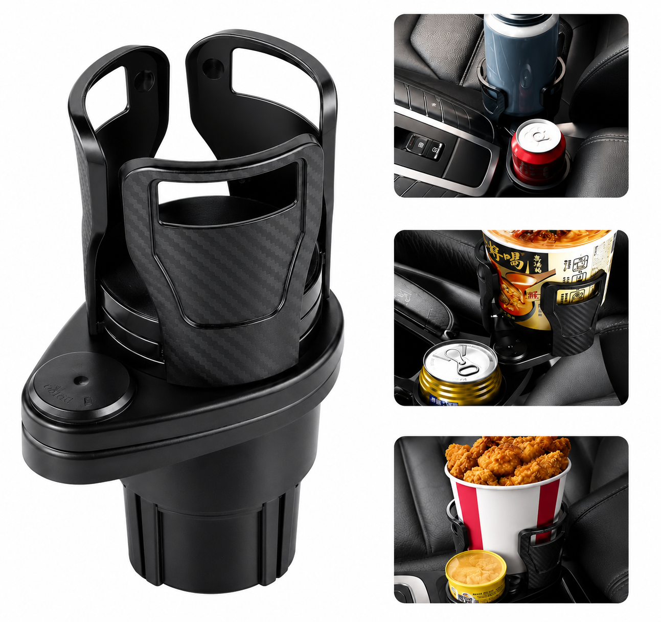 TwistCup 360® - soporte de vaso ajustable 2 en 1