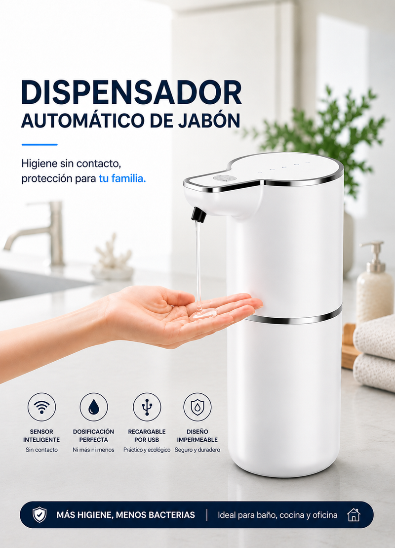 PureTouch® – Dispensador Automático de Jabón Sin Contacto
