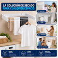 WallDry™ | Tendero Plegable de Pared para Ropa - Blanco