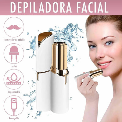 Depilador de Vello Facial a Batería Recargable®