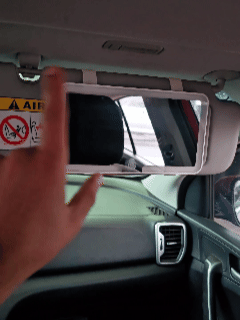 LumiVisor™ | Espejo LED Premium para Maquillaje en Auto